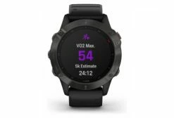 Montre GPS Garmin Fenix 6 Sapphire DLC Avec Bracelet