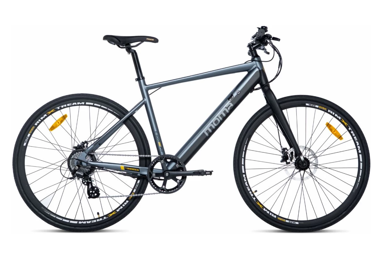MOMA BIKES E-ROAD PRO 28, FULL SHIMANO, 8 AMOVIBLE DE 36V 3 MOMA BIKES E-ROAD PRO 28, FULL SHIMANO, 8 AMOVIBLE DE 36V