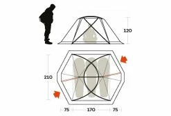 TENTE FERRINO SVALBARD 3.0 ORANGE -VÉLOS ÉLECTRIQUES Soldes 21039436165afcc546649.21773666