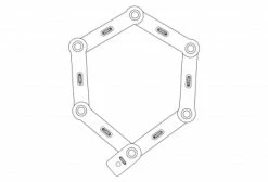 VÉLOS ÉLECTRIQUES Soldes -VÉLOS ÉLECTRIQUES Soldes Antivol Pliable Abus Bordo 600090 TwinSet Noir Support SH 1