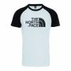 The North Face North Face Raglan Easy , The T-shirt Blanc Noir -VÉLOS ÉLECTRIQUES Soldes T shirt The North Face Raglan Easy Blanc Noir