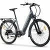 MOMA BIKES EBIKE-28 SHIMANO 7V BATTERIE 624WH NOIR -VÉLOS ÉLECTRIQUES Soldes VELO DE VILLE ELECTRIQUE MOMA BIKES EBIKE 28 SHIMANO 7V BATTERIE 624WH GRIS NOIR
