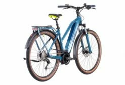 Vélo De Ville Électrique Cube Kathmandu Hybrid One 500 Trapeze -VÉLOS ÉLECTRIQUES Soldes Velo de Ville Electrique Cube Kathmandu Hybrid One 500 Trapeze Shimano Deore 10V 500 Wh 700 mm Bleu Teal 2022 5