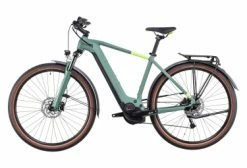 Vélo De Ville Électrique Cube Touring Hybrid One 400 Shimano -VÉLOS ÉLECTRIQUES Soldes Velo de Ville Electrique Cube Touring Hybrid One 400 Shimano Alivio 9V 400 Wh 700 mm Vert Sharp 2022 3