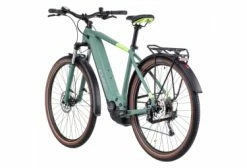 Vélo De Ville Électrique Cube Touring Hybrid One 400 Shimano -VÉLOS ÉLECTRIQUES Soldes Velo de Ville Electrique Cube Touring Hybrid One 400 Shimano Alivio 9V 400 Wh 700 mm Vert Sharp 2022 4