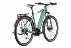 Vélo De Ville Électrique Cube Touring Hybrid One 400 Shimano -VÉLOS ÉLECTRIQUES Soldes Velo de Ville Electrique Cube Touring Hybrid One 400 Shimano Alivio 9V 400 Wh 700 mm Vert Sharp 2022 5