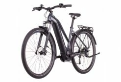 Vélo De Ville Électrique Cube Touring Hybrid One 400 Trapeze Gris -VÉLOS ÉLECTRIQUES Soldes Velo de Ville Electrique Cube Touring Hybrid One 400 Trapeze Shimano Alivio 9V 400 Wh 700 mm Gris Bleu 2022 2