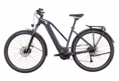 Vélo De Ville Électrique Cube Touring Hybrid One 400 Trapeze Gris -VÉLOS ÉLECTRIQUES Soldes Velo de Ville Electrique Cube Touring Hybrid One 400 Trapeze Shimano Alivio 9V 400 Wh 700 mm Gris Bleu 2022 3